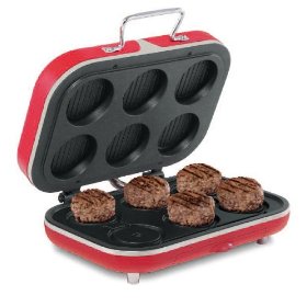 13433 BEC Slider Hamburger Grill Red