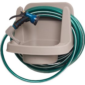 Ames True Temper 2391900 Garden Sync-It Outdoor Water Station Garden Sink and Hose Hanger