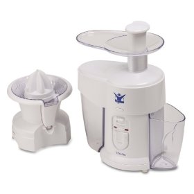 Biggest Loser AJ-1400-BL 2-in-1 Double-Up 2-Speed Fruit-and-Vegetable Processor and Juicer