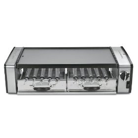 Cuisinart GC-17 Griddler Grill Centro 1700-Watt 2-Tier Grill/Griddle with Rotating Skewers