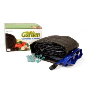 EvoOrganic WFGB_BO 8-foot x 10-foot Weed Free Garden Watering Blanket With Header Hose