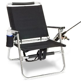 FISHMASTER Ultra Light All Aluminum Fishing Chair and Rod Holder with SPF 50 Clamp on 41" Telescopic UMBRELLA and Multifunction Pocket Knife with FREE SHIPPING!