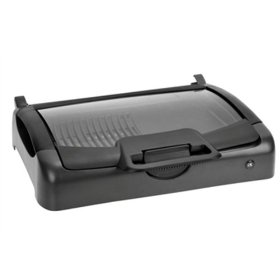 Kalorik GR28215 Indoor/Outdoor Nonstick Carry Grill/Griddle with Glass Lid