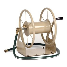 Liberty Garden Products 3-in-1 Garden Hose Reel With 200-Foot Hose Capacity 703-1-Bronze