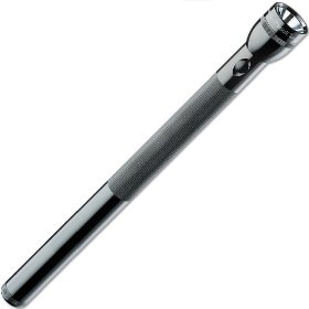 MAGLITE S6D016 Heavy-Duty 6-D Cell Flashlight, Black