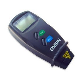 Neiko Professional Digital Laser Photo Non-Contact Tachometer - Accurate to 99,999 RPM Measurement