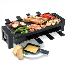 8 Person Nonstick Raclette Party Grill