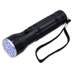 Professional UV Inspection Flashlight 380-385nm - 16 Ultraviolet LED