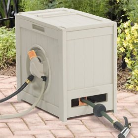 RSH125 Crate 125-Foot Water Powered Retractable Garden Hose Reel