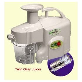 Samson Ultra Electric Twin Gear Wheatgrass Juicer - Perfect Juice Machine for Juicing Fruits, Vegetables, Wheat Grass, Barley Grass & More.