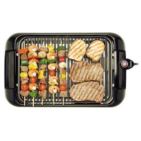 Sanyo HPS-SG3 200-Square-Inch Electric Indoor Barbeque Grill, Black