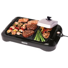 Sanyo HPS-SG4 Extra-Large Indoor Barbecue Grill and Griddle