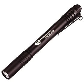 Streamlight 66118 Stylus Pro Black LED Pen Flashlight with Holster